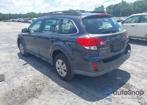 2013 Subaru Outback 2.5I from USA, damaged, VIN 4S4BRCAC1D3248377